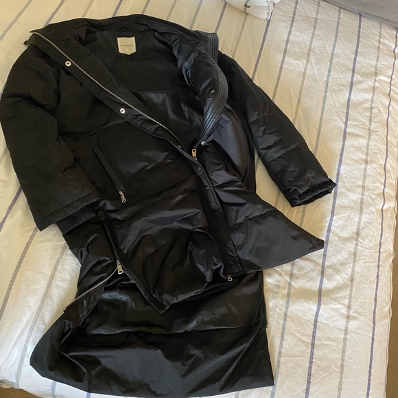 Urban outfitters black winter coat - Picture 2 of 3
